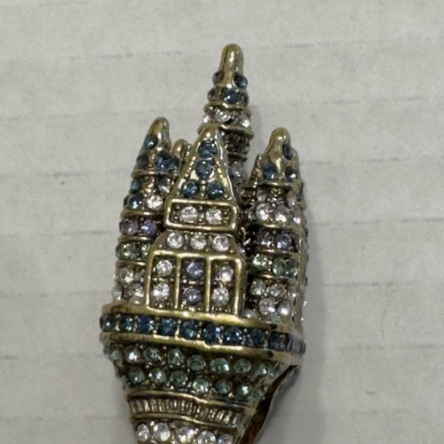 Sz 7.5 Heidi Daus Enchanted Castle Pavé Crystal Ring Disney Whimsical Statement - Picture 4 of 14