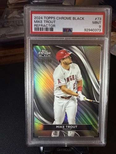 2024 Topps Chrome Black - Mike Trout #73 Refractor /199