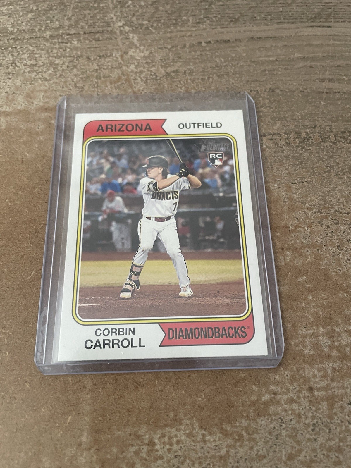 2023 Topps Heritage #209 Corbin Carroll RC Arizona Diamondbacks Rookie