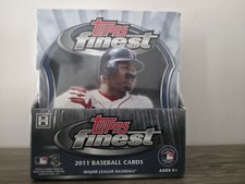 2011 TOPPS FINEST BASEBALL FACTORY SEALED MASTER HOBBY BOX!! TROUT, FREEMAN?