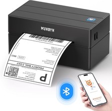 Bluetooth Thermal Shipping Label Printer 4x6 Wireless Postage Label Printer UK