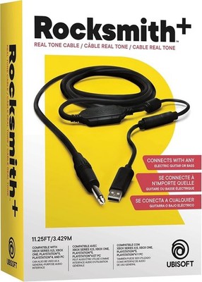 Ubisoft Rocksmith Real Tone Cable 11.25ft Electronic Guitar/Bass