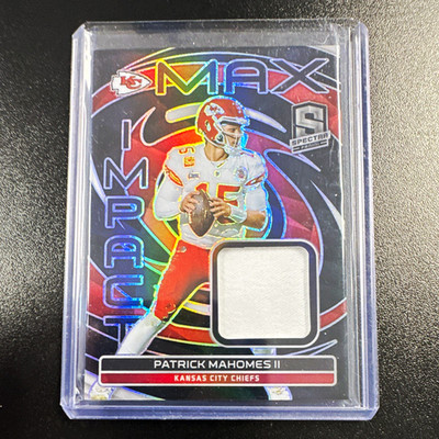 Panini 2023 Spectra Patrick Mahomes II Chiefs Max Impact MI-PMA MEM /99