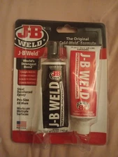 J-B Weld 8281 Professional Size Steel Reinforced Epoxy Twin Pack - 10 oz. Grey