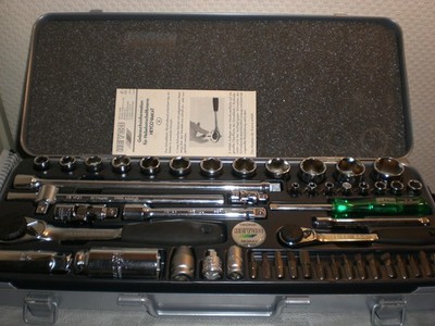 HEYCO Steckschlüssel Kombi-Garnitur-Neu-30-3010-M, 1/4''-3/8'', 49-tlg.