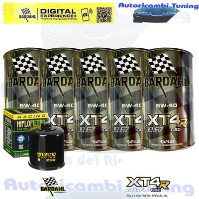 Bardahl XT4R 5W40 Ölwechselset Für Yamaha XV1900A Midnight Star 2006>2010