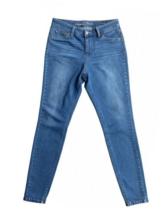 Universal Thread High Rise Skinny Jeans 6/28 Blue Stretch Denim Womens