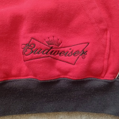 Chase Hoodie Mens Medium Red Kasey Kahne #9 Budweiser Sweatshirt Logo Pullover - Picture 14 of 19