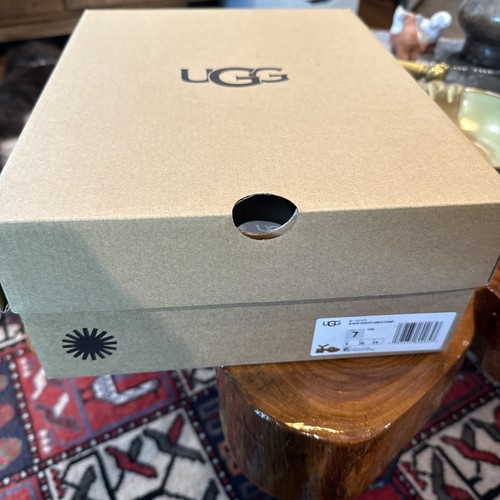 UGG New Heights Ankle Strap Women's Size 7 Shoes Chestnut Comfort Sandals NEW - Picture 2 of 5
