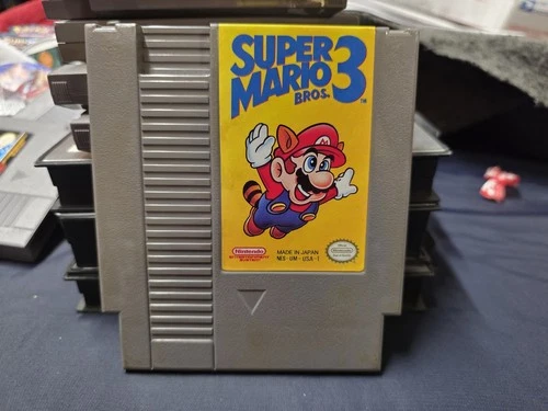 SUPER MARIO BROS 3 BROTHERS Nintendo (1985 NES Cartridge Cart Only)