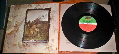 LED ZEPPELIN IV ZOSO VINYL: 1971 ATLANTIC/CAPITOL RARE CLUB EDITION SMAS-94019 !