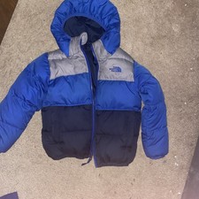 The North Face Boys reversible down puffer Jacket coat Size 5