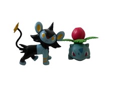 Pokémon Luxio and Battle Ready Mini Bulbasaur