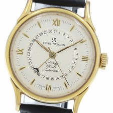 Orologio uomo automatico Revue Thommen Cricket Club cinturino pelle