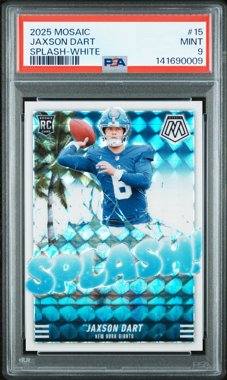 Jaxson Dart Panini Mosaic Splash #15 White