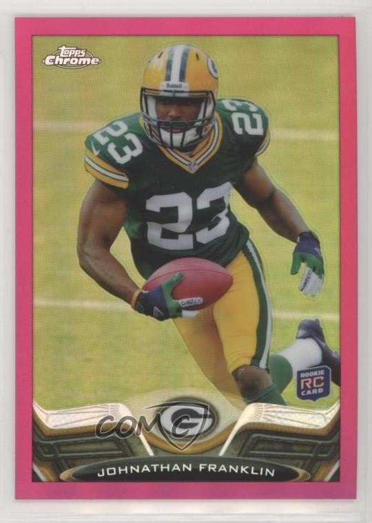 2013 Topps Chrome BCA Pink Refractor /399 Johnathan Franklin #217 Rookie RC 0l1