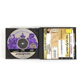 Waku Waku Puyo Puyo Dungeon W/Bandana Obi Sega Saturn SS Used Game Good NTSC-J