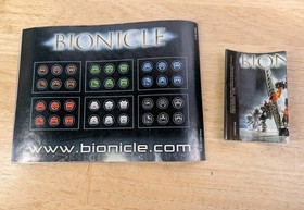 LEGO BIONICLE Pohatu Nuva #8568 Complete Set w/ Canister & Instruction Manual