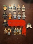 LEGO Star Wars Authentic Minifigure Lot Of 18 (Jedis, Droids, Pilots, Troopers)