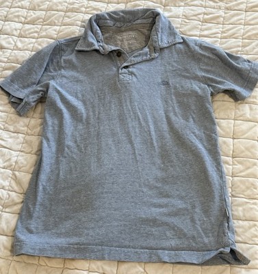 Quicksilver Boys Blue Polo Shirt Size 12 Medium