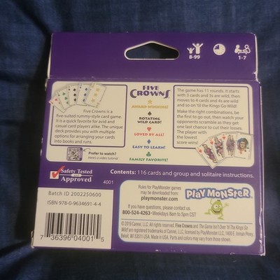 Set Enterprises Five Crowns Five Suited Rummy Style Card Game for