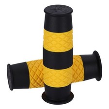 13 1/2 Outlaw Motorrad Griffe schwarz gelb 1 Zoll f. Harley, Chopper, Custombike