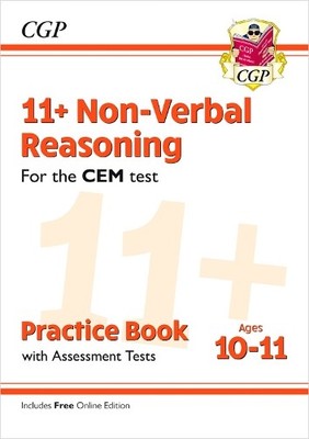 CGP Books 11+ CEM Non-Verbal Reasoning Practice Book & Ass (Mixed Media Product)