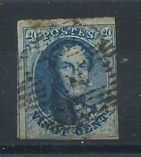 Belgique N°11 Obl (FU) 1858/61 - Léopold 1er