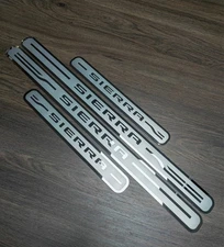 For 2019-2025 GMC Sierra Exterior Door Sill Protector Sill Guard