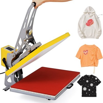 16''x24'' Semi-Automatic Heat Press Machine   2000W 110V Magnetic Pull-Out Drawer