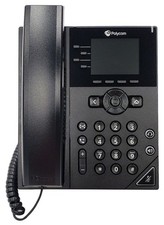 REF  A  STK - Polycom VVX 250 2200-48820-001 IP VOIP POE Telephone W/PWR Supply