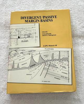 Divergent / Passive Margin Basins hcdj AAPG Memoir 48 and MAP 1990 NOT ex-lib