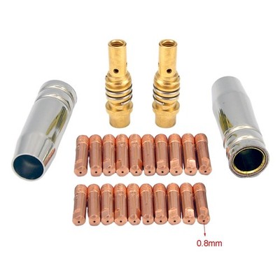 Complete Package MB15 MIG Welding Torch Kit Contact Tip Diffuser Nozzle
