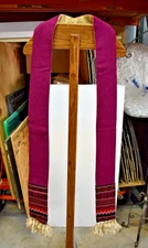 Older Used Stole for your Vestment, Nice Thick Material (#1887) Chalice Co.