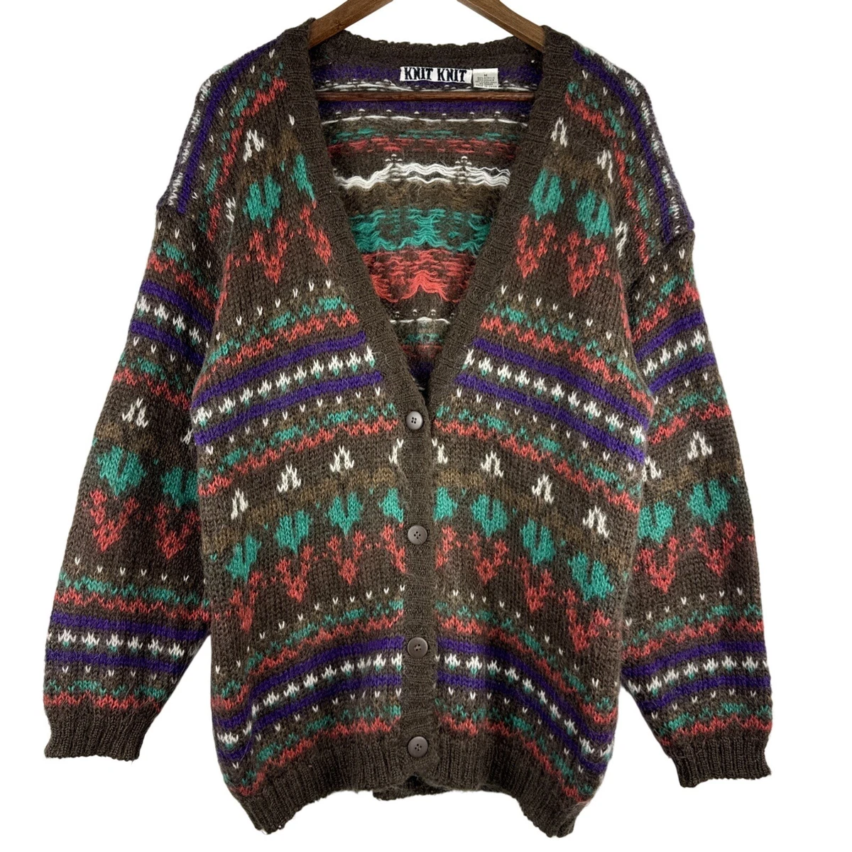 Vintage Mohair Cardigan Indiana Women