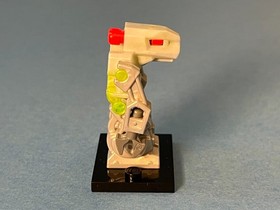 LEGO Exo-Force Minifig #8104 - Iron Drone Trans-Neon Green - exf004 - See Descpt