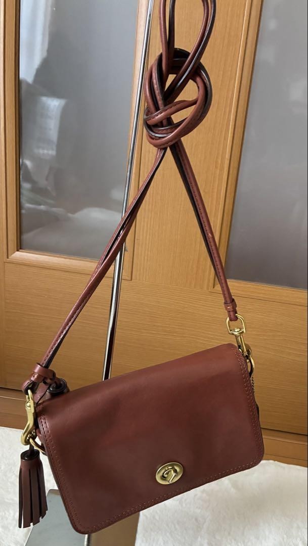 COACH 2WAY brown leather shoulder bag style PCH5DT