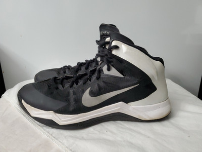 Nike Hyperquickness Mens Black White Basketball  Shoes Size 11 599420-001