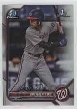2022 Bowman Draft Chrome Refractor Brenner Cox #BDC-196 0fz3