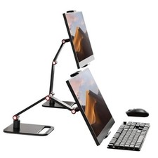 portable monitor stand monitor arm 360  rotation,Suitable for 12-17.3 black