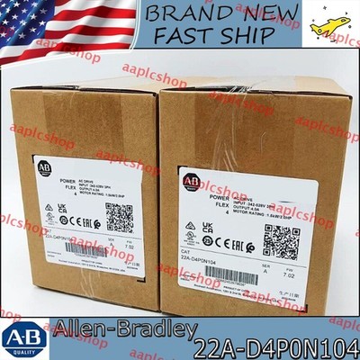 Original AB22A-D4P0N104 Ser A PowerFlex 4 AC Drive 480V 4A 1.5kW FRN 7.02