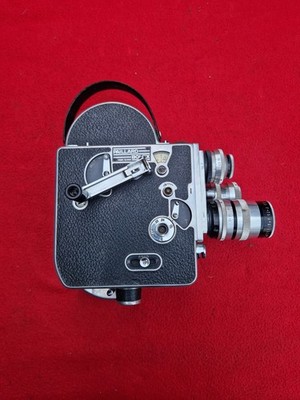BOLEX H16 KAMERA MIT OBJEKTIV BERTHIOT CINOR 17 25 UND 75MM
