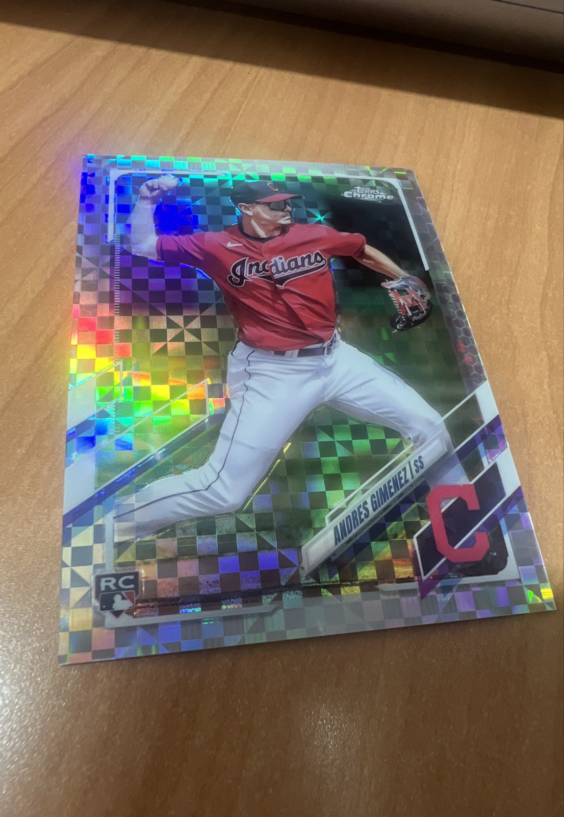 2021 Topps Chrome Update Series - Andres Gimenez #USC33 X-Fractor /99 (RC) TOR