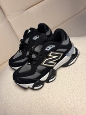 New Balance 9060 Kids Sneakers Black Grey Running Shoes Size 5.5 Kids EUR 28