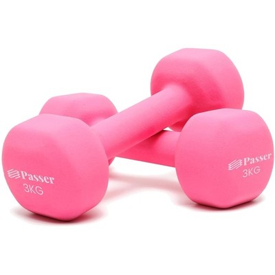 Hanteln Set Kurzhanteln Neopren 2er-Set 3kg Frauen Fitness Krafttraining