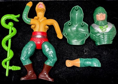 Vintage 1986 Mattel He-Man King Hiss Near Complete MOTU Missing Shield Left Arm