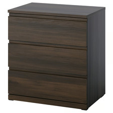 New IKEA STORKLINTA 3 Drawer Chest Bedroom Storage Unit Unlock Function