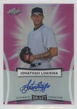 2018 Leaf Metal Draft Flashback Pink 18/20 Jonathan Loaisiga #FB-JL1 Auto y8h