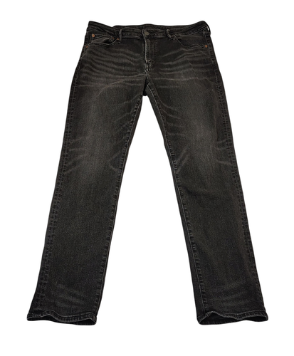 Pantalones de mezclilla American Eagle AirFlex + para hombre talla 36 X 32 negros - elásticos, pantalones - Imagen 2 de 15