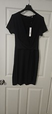 NWT Navy T Tahari Wrap Dress, Size M
